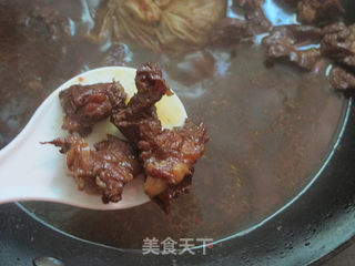 麻辣牛肉翡翠面的做法步骤:15