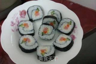 在家就能做出的美味-寿司的做法步骤:5