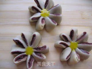 平底锅版菊花酥的做法步骤:21