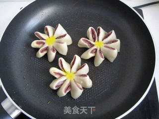 平底锅版菊花酥的做法步骤:22