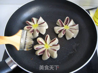 平底锅版菊花酥的做法步骤:23