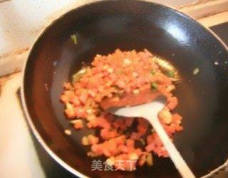 【私房金沙炒饭】——“海陆空”三军会师的做法步骤:3
