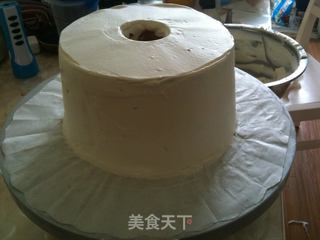 蓝风车奶油戚风蛋糕的做法步骤:7