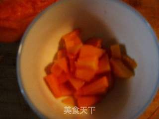 牛奶木瓜布丁冻的做法步骤:4