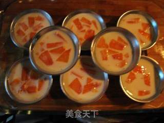 牛奶木瓜布丁冻的做法步骤:6