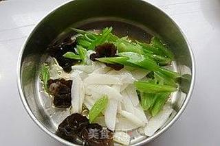 西芹炒山药的做法步骤:6