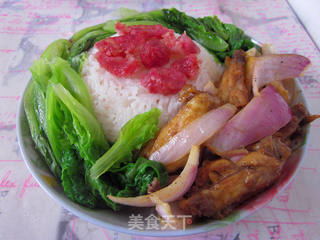 香草可乐糖鸡翅饭的做法步骤:8