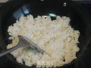 香菇西芹蛋炒饭的做法步骤:6