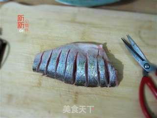 开屏鲈鱼的做法步骤:3