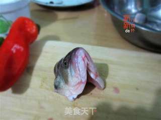开屏鲈鱼的做法步骤:4