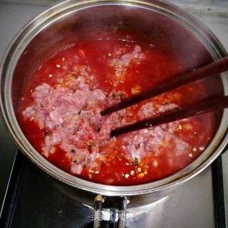 番茄牛肉意面(附详细番茄牛肉酱的制作方法)的做法步骤:12