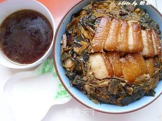 茶树菇梅菜扣肉的做法步骤:14