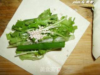 酱烤蔬菜卷的做法步骤:5