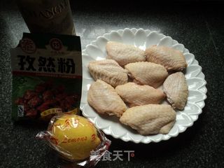 【红酒孜然柠香鸡翅】的做法步骤：1