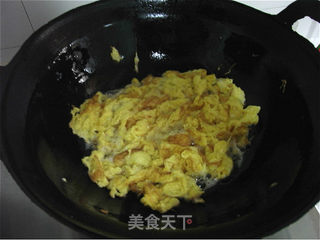 农家饭之三小蒜鸡蛋馍花素饺子的做法步骤:4
