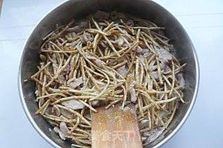 鱼腥草炒肉丝的做法步骤:7