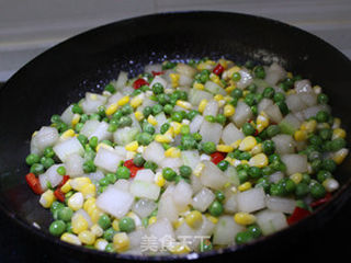 {健康素食}春季减肥菜谱 豌豆炒冬瓜的做法步骤:6