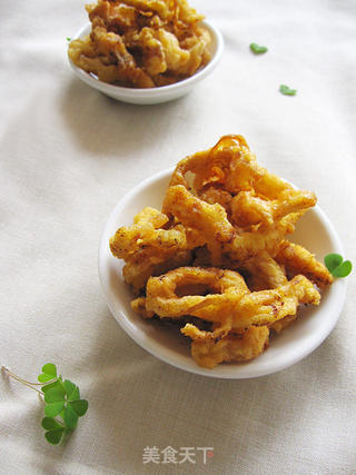 让蘑菇酥脆鲜美的吃法——黄金咖喱炸蘑菇的做法步骤:10