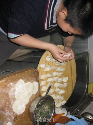 荠菜饺子的做法步骤:4