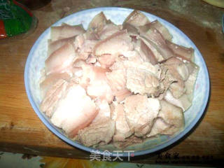 蒜香回锅肉的做法步骤:5