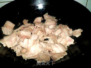 蒜香回锅肉的做法步骤:6