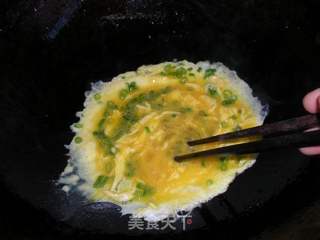 葱花炒鸡蛋的做法步骤:9
