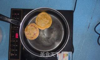 无油的玫瑰蜜豆南瓜饼的做法步骤:3