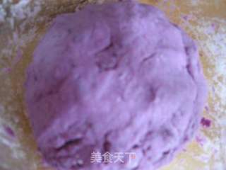 QQ紫薯球的做法步骤:4