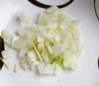 火腿蛋炒饭的做法步骤:3
