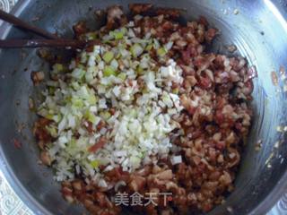 酸菜肉馅大包子的做法步骤:5