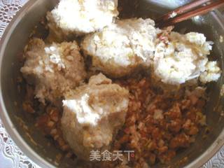 酸菜肉馅大包子的做法步骤:7