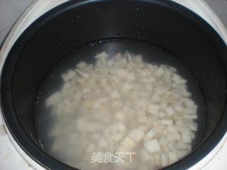 红豆糯藕粥的做法步骤：4