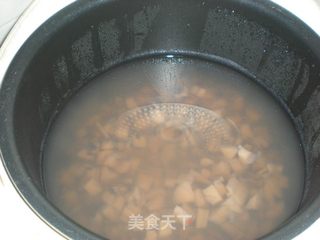 红豆糯藕粥的做法步骤:10