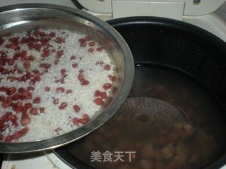 红豆糯藕粥的做法步骤：11
