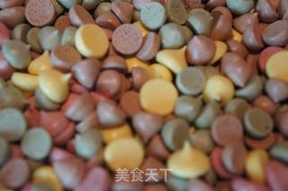 【我的烘培时间】给你一个五彩斑斓的童年---彩色波点生日蛋糕的做法步骤：112