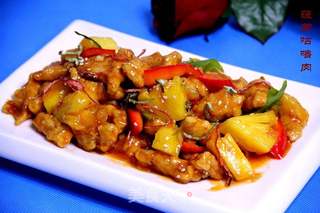 菠萝咕噜肉的做法步骤:13