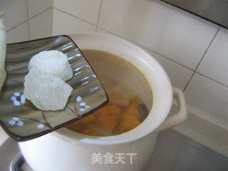 南瓜雪梨养颜汤的做法步骤:5
