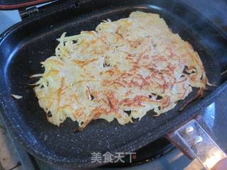 土豆薄饼的做法步骤:9