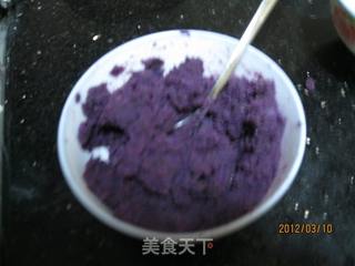 紫薯南瓜饼的做法步骤:2