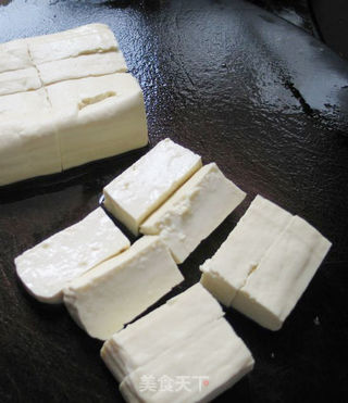 韩菜在家自己做----韩式煎豆腐的做法步骤:2