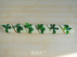 夏日凉菜-----鲜蔬豆皮卷的做法步骤:11