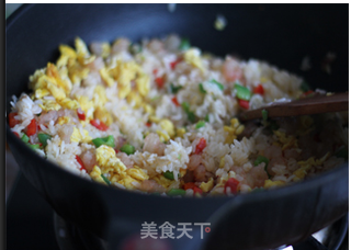让减肥的人都能多吃一碗的——菠萝饭的做法步骤:10
