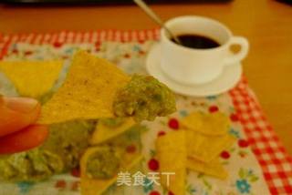 墨西哥风味小吃—牛油果泥+玉米薄脆片Tortilla的做法步骤:7
