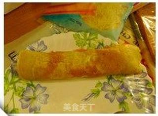 健康早餐—笑脸火腿蛋饼的做法步骤:5
