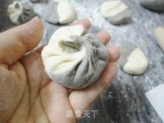黑白配-----香菇猪肉包子的做法步骤:12