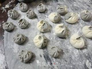 黑白配-----香菇猪肉包子的做法步骤:13