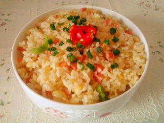 小太阳蛋炒饭的做法步骤:10