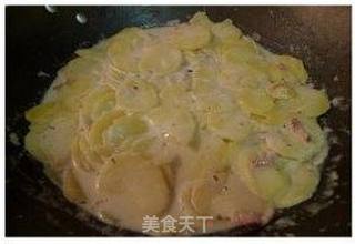 法式“家常菜”—奶香培根焗土豆 gratin dauphinois的做法步骤:11