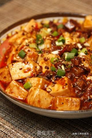 叉烧麻婆豆腐的做法步骤：8