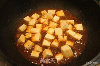叉烧麻婆豆腐的做法步骤：6